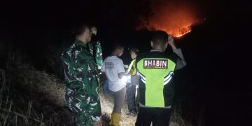 Tiga Kebakaran Lahan Melanda Wonogiri, Polisi dan Warga Bergerak Cegah Api Merembet ke Permukiman