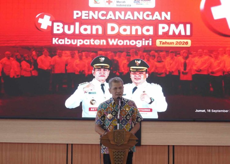Bupati Wonogiri Ajak Warga Perkuat Gotong Royong Lewat Bulan Dana PMI 2026
