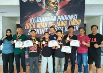 Keterbatasan Anggaran Tak Halangi Atlet Muda Sasana Soerjo Ngawi Borong Lima Medali di Kejurprov IBCA MMA