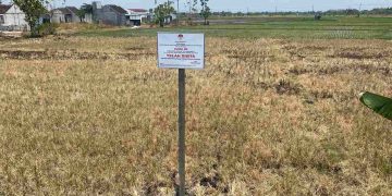 KPK Sita Sawah 1.938 Meter Persegi di Ngawi, Pasang Papan Penyitaan