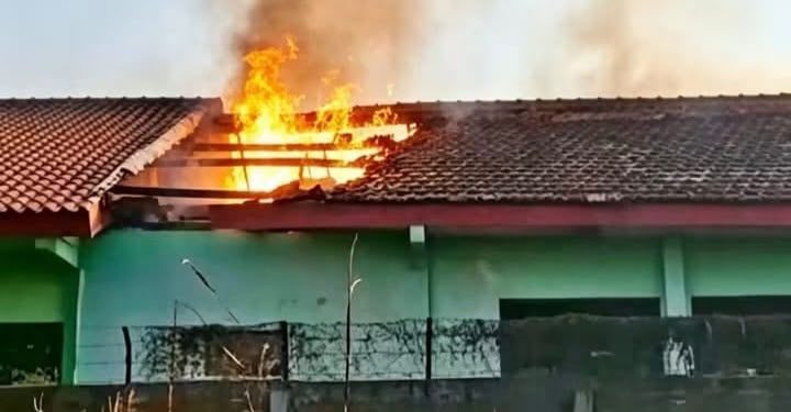Ruang Musik SMPN 1 Jogorogo Ngawi Terbakar, Kerugian Ditaksir Ratusan Juta