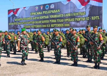 350 Prajurit Yon Armed 12 Kostrad Pulang dari Pamtas RI-RDTL
