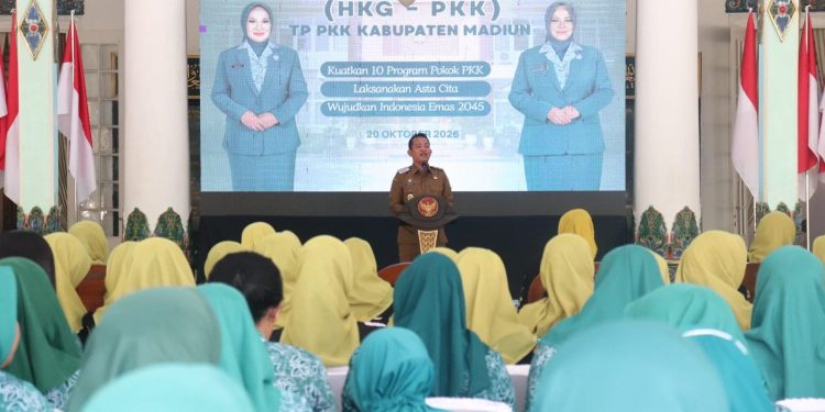 PKK Kabupaten Madiun Perkuat 10 Program Pokok Menuju Indonesia Emas 2045