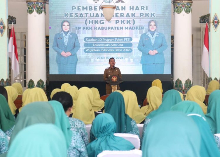 PKK Kabupaten Madiun Perkuat 10 Program Pokok Menuju Indonesia Emas 2045
