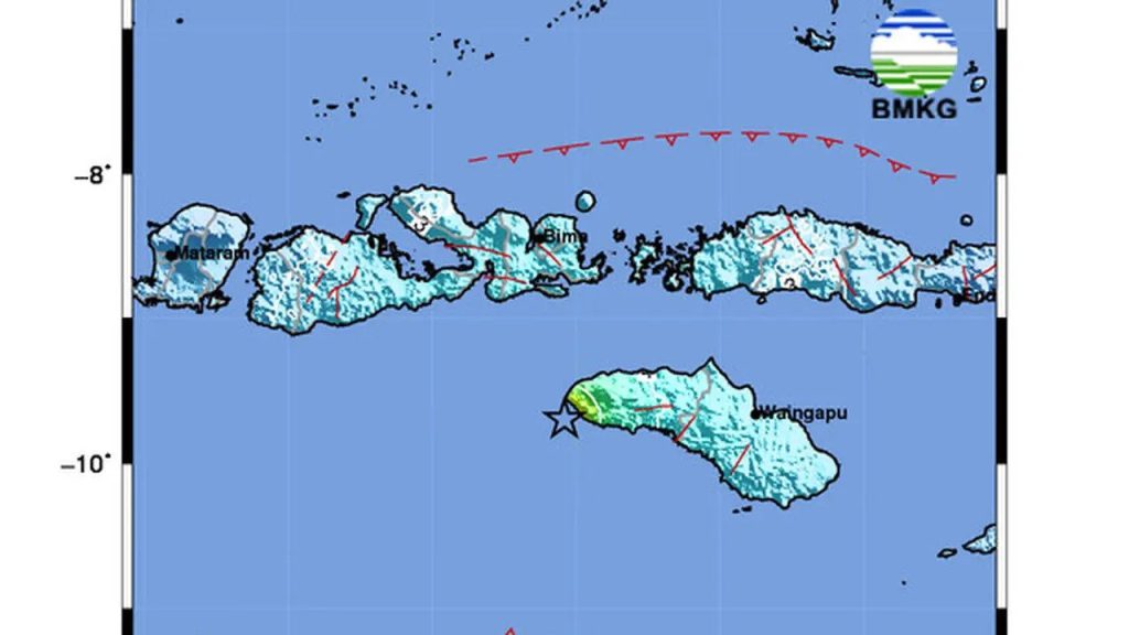 Gempa M6,1 Guncang Sumba Barat Daya, Getaran Terasa Lebih dari Satu Menit