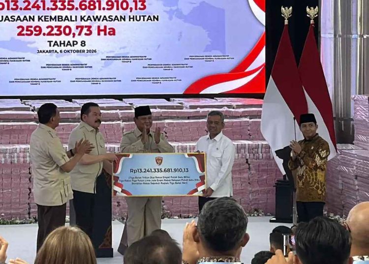 Kejagung Serahkan Rp13,24 Triliun dan 259 Ribu Hektare Kawasan Hutan kepada Negara