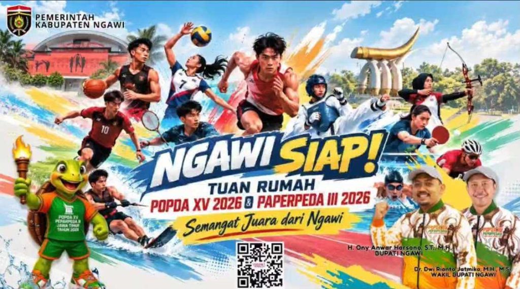 Atlet Ngawi Peraih Medali POPDA Jatim 2026 Bakal Diguyur Bonus Setara Porprov