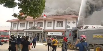 Kebakaran Lapas Merauke, Polisi Kerahkan Water Cannon dan Amankan Sejumlah Warga Binaan yang Kabur