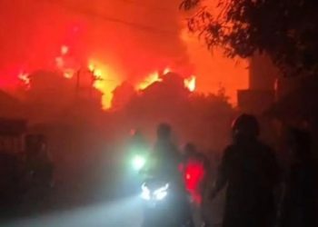 Kebakaran Hebat di Bangka Selatan, 500 Rumah Terdampak