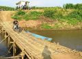 Debit Waduk Gajah Mungkur Menyusut, Jembatan Sesek Bambu di Wonogiri Pangkas Jarak 20 Kilometer