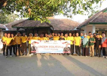 Polres Madiun Gelar Green Policing di Masjid Sewulan, Perkuat Kepedulian terhadap Lingkungan