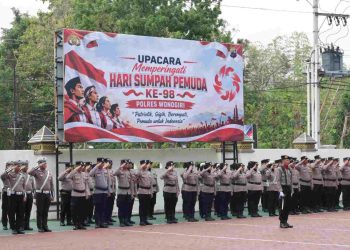 Polres Wonogiri Peringati Hari Sumpah Pemuda ke-98, Teguhkan Persatuan dan Sinergi dengan Masyarakat