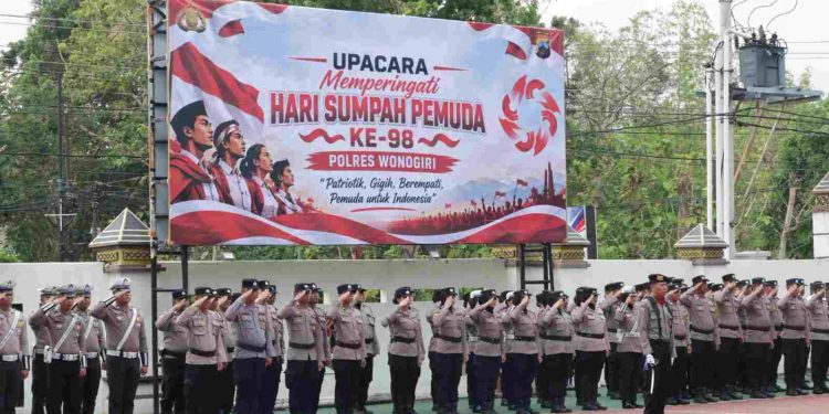Polres Wonogiri Peringati Hari Sumpah Pemuda ke-98, Teguhkan Persatuan dan Sinergi dengan Masyarakat